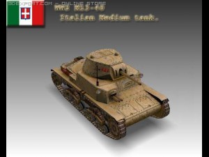 ww2 m13 40 italian medium tank 3D Модель