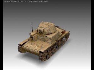 ww2 m13 40 italian medium tank Modèle 3D