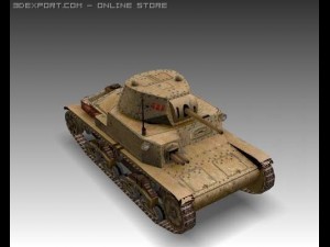 ww2 m13 40 italian medium tank Modèle 3D