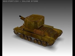 ww2 bishop british artillery vehicle 3D Model