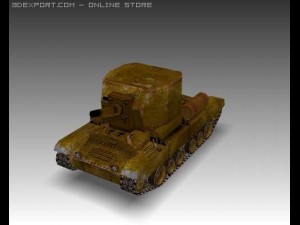 ww2 bishop british artillery vehicle 3D Model