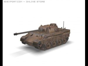 ww2 panzer vi ausf b tiger ii 3D मॉडल