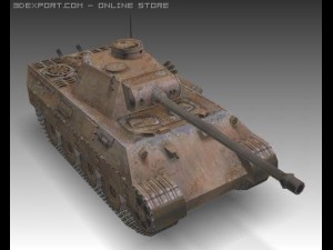 ww2 panzer vi ausf b tiger ii 3D मॉडल