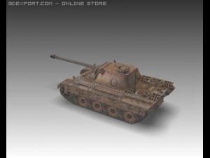 ww2 panzer vi ausf b tiger ii 3D मॉडल