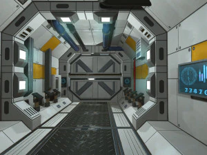 scifi corridor set 3D Model