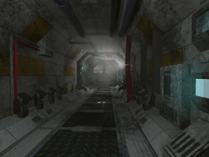scifi corridor set 3D Model