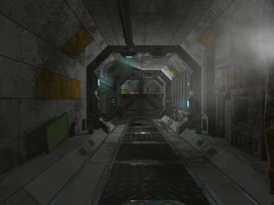 scifi corridor set 3D Model