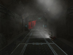 scifi corridor set Model 3D