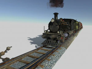 train construction kit 3D Model