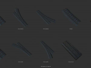 train construction kit 3D Model