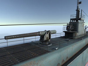 old ship set 3D 모델