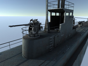 old ship set 3D 모델