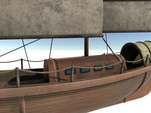 old ship set 3D Model