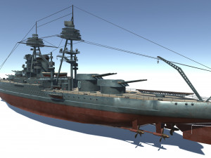 old ship set 3D 모델