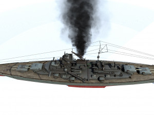 old ship set 3D 모델