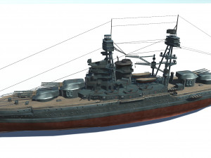 old ship set 3D 모델