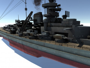old ship set 3D 모델