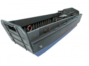 old ship set 3D 모델