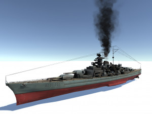 old ship set 3D 모델