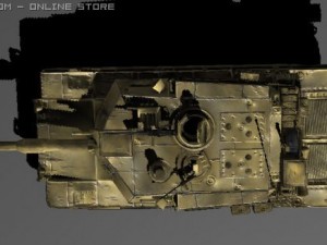 abrams tank 3D मॉडल