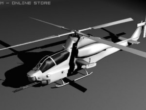ah 1z viper 3D Model