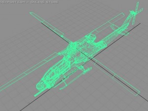 ah 1z viper Modelo 3D