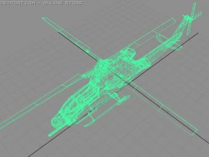 ah 1z viper 3D Model