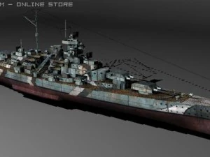 ビスマルク 3Dモデル