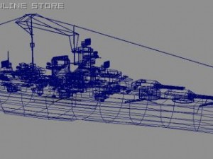 bismarck 3D मॉडल