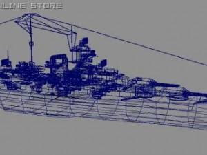 bismarck 3D Model