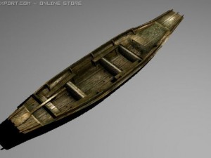 fisher boat Modèle 3D