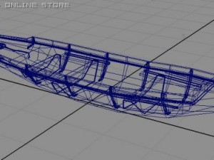 fisher boat 3D 模型