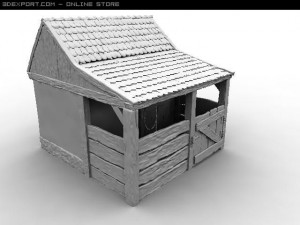 old house Modèle 3D