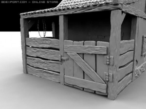 old house Modèle 3D