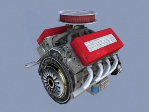 car engine 3Dモデル
