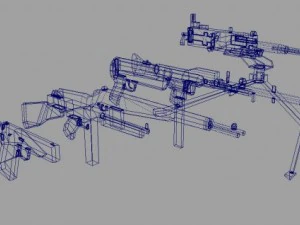 impostato Modello 3D