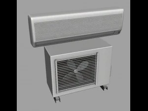 air conditioner set 3D Model