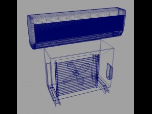 air conditioner set 3Dモデル