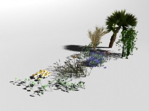nature set Modèle 3D