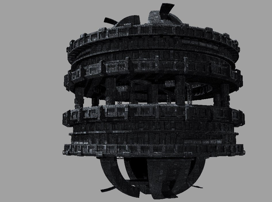 Space Station 3d Model In Fantasy Spacecraft 3dexport