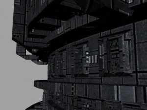 Raumstation 3D Modell