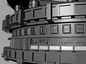 Raumstation 3D Modell