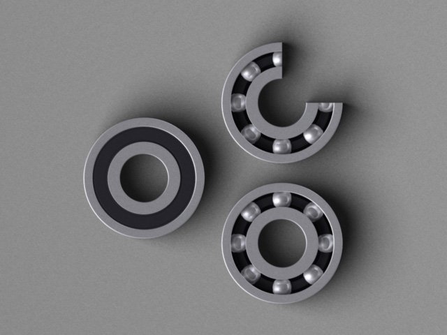 3d model bearing