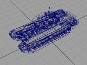 churchil tank 3D Model