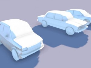 kgst cars set Modèle 3D