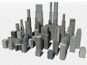skyscraper cityscape2 3D Модель