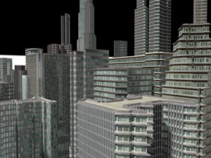 skyscraper cityscape2 3D Model