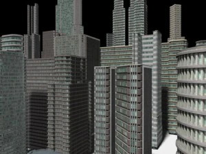 skyscraper cityscape2 3D Model