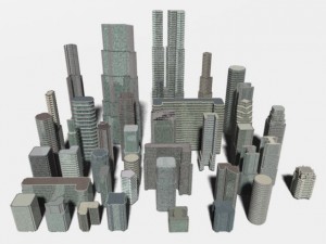 skyscraper cityscape2 3D Model