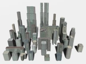 skyscraper cityscape2 3D Model